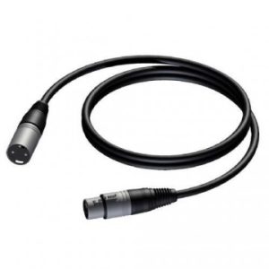 procab cable xlr 3p macho xlr 3p hembra de 20 m